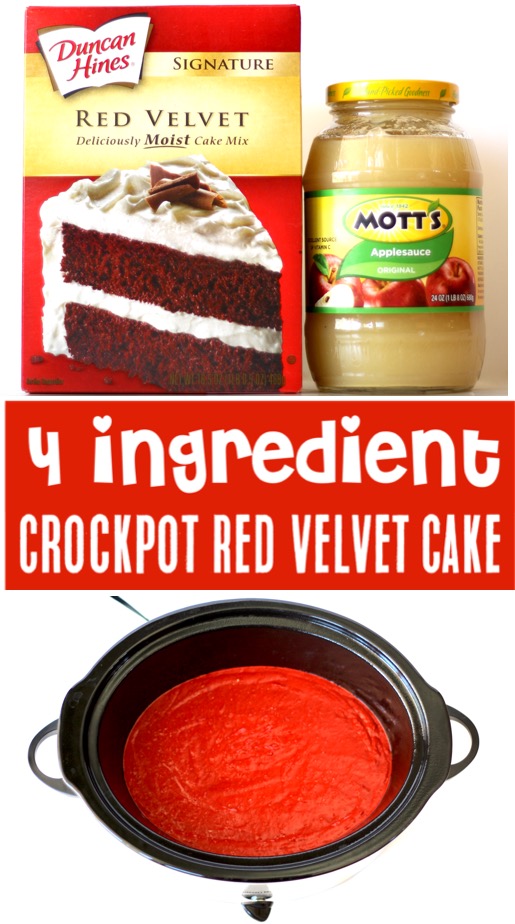 Red Velvet Cake Recipe - Easy Moist Crockpot Dessert