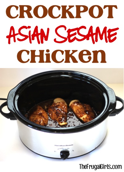 Crockpot Asian Sesame Chicken Recipe at TheFrugalGirls.com