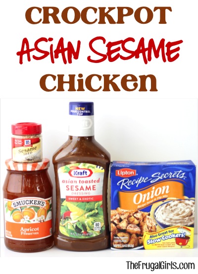 Crockpot Asian Sesame Chicken Recipe from TheFrugalGirls.com
