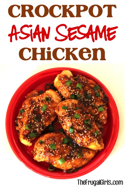 Crockpot Asian Sesame Chicken Recipe - from TheFrugalGirls.com