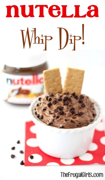 Nutella Whip Dip Recipe from TheFrugalGirls.com