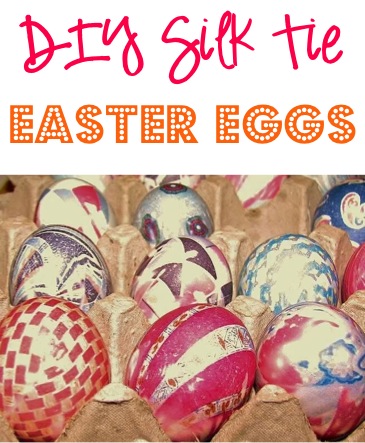 DIY Silk Tie Easter Eggs