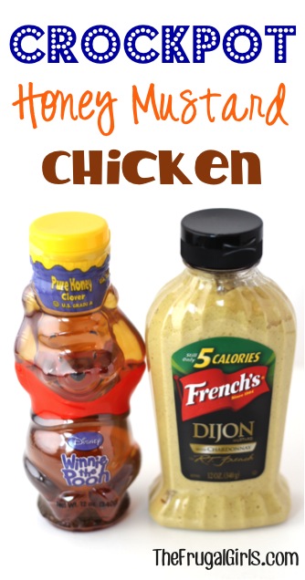 Crockpot Honey Mustard Chicken Recipe from TheFrugalGirls.com