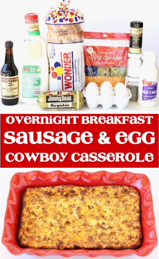 Breakfast Casserole Recipes Make Ahead Sausage and Egg Cowboy Casserole Recipe
