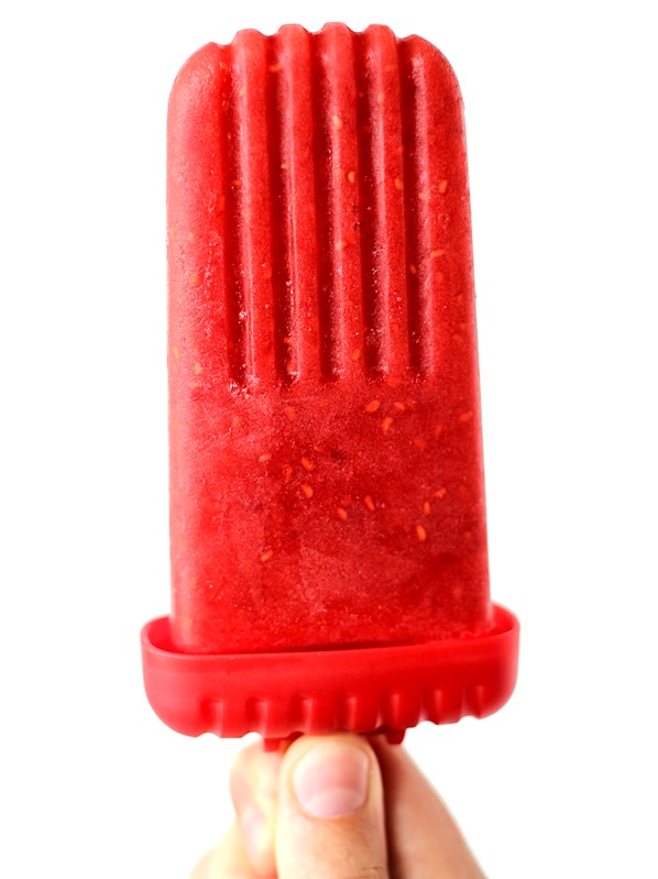 Fresh Raspberry Popsicles Recipe