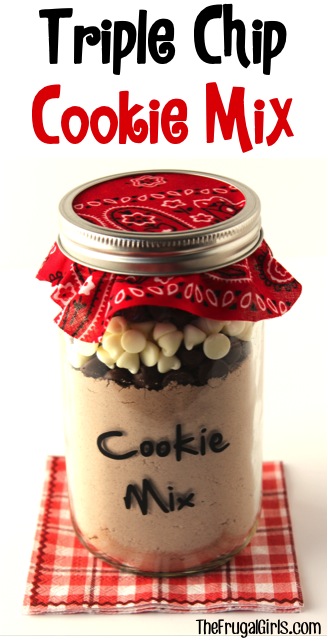 Triple Chip Cookie Mix in a Jar