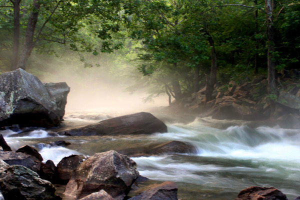 Smoky Mountains Nantahala Falls - Travel Tips at TheFrugalGirls.com