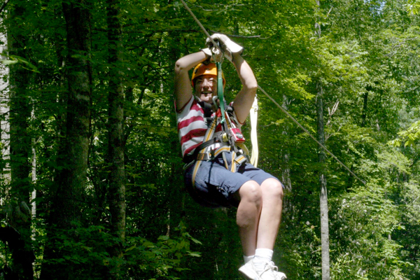 Smoky Mountains Zipline Ride and Hiking Tips at TheFrugalGirls.com