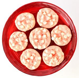 Strawberry White Chocolate Cake Mix Cookies Recipe