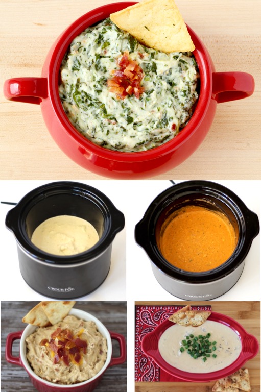 12 Easy Crockpot Dips! {party recipes} - The Frugal Girls