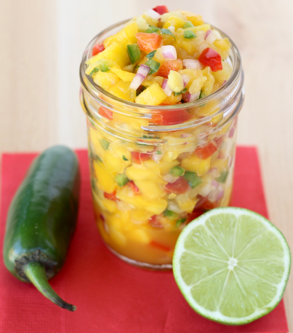 Mango Pineapple Salsa Recipe Easy from TheFrugalGirls.com