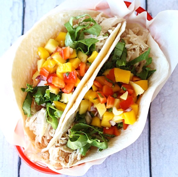 Mango Pineapple Salsa Tacos Easy