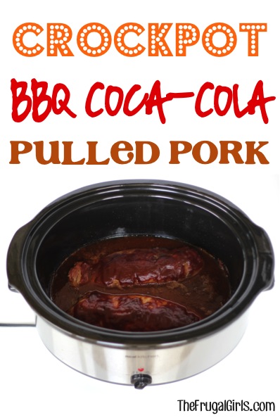 Slow Cooker BBQ Coca-Cola Pulled Pork Recipe from TheFrugalGirls.com