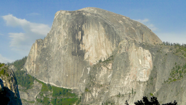 Yosemite Half Dome at Sunset from TheFrugalGirls.com