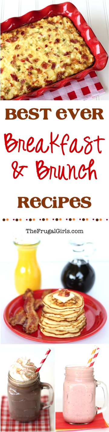 Easiest Breakfast Recipes from TheFrugalGirls.com