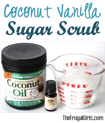 Coconut Oil Sugar Scrub