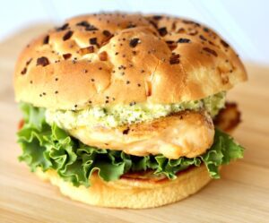 Creamy Pesto Grilled Chicken Sandwich Recipe