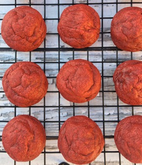 Red Velvet Cookies Recipe from TheFrugalGirls.com