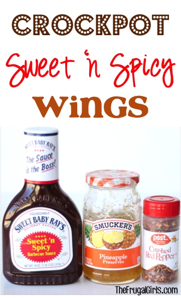 Crockpot Sweet and Spicy Wings Recipe from TheFrugalGirls.com