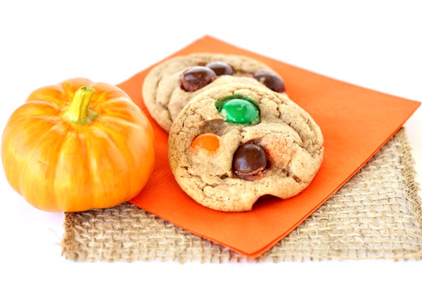 Pumpkin Spice M&M Cake Mix Cookie Recipe