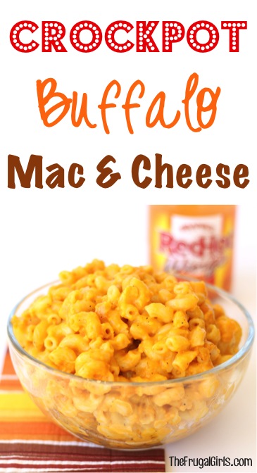 Crockpot Buffalo Macaroni and Cheese Recipe from TheFrugalGirls.com