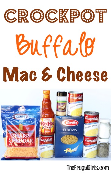 Crockpot Buffalo Macaroni and Cheese Recipe - from TheFrugalGirls.com