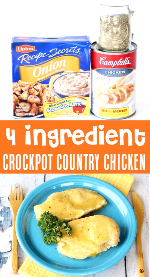 Crockpot Chicken and Gravy Recipe - Easy Dinner