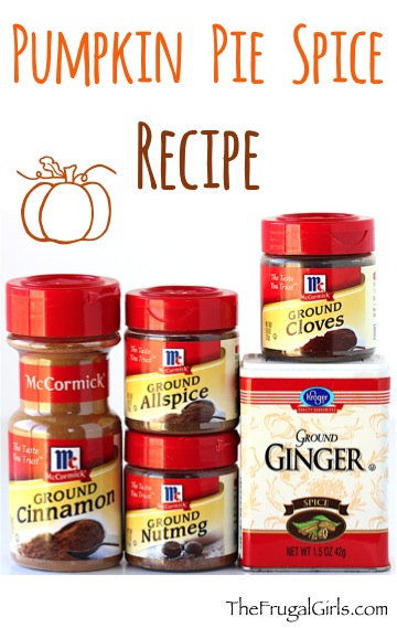 Pumpkin Pie Spice Recipe at TheFrugalGirls.com