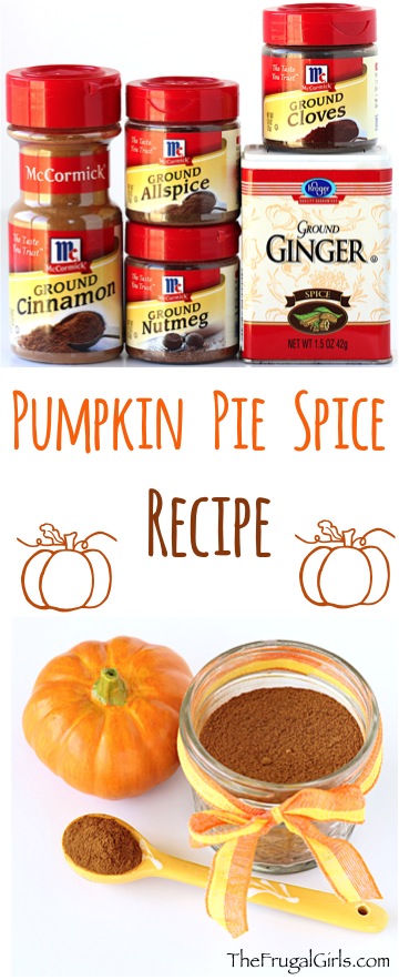 Pumpkin Pie Spice Recipe - from TheFrugalGirls.com
