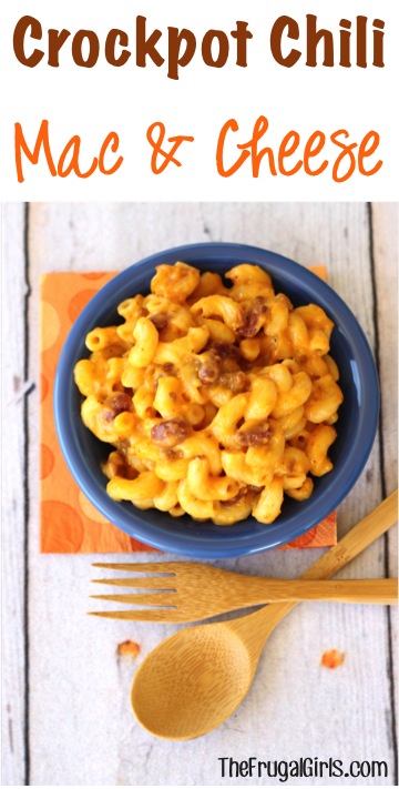 Crockpot Chili Mac and Cheese Recipe! - The Frugal Girls