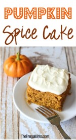 Pumpkin Spice Cake Recipe! (5 Ingredients) - The Frugal Girls