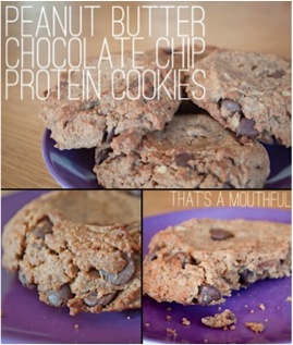 Peanut Butter Chocolate Chip Protein Cookies Recipe