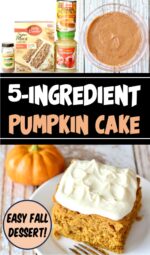 Pumpkin Cake with Cream Cheese Frosting