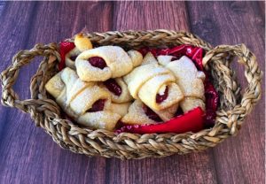 Strawberry Cheesecake Crescent Rolls at TheFrugalGirls.com