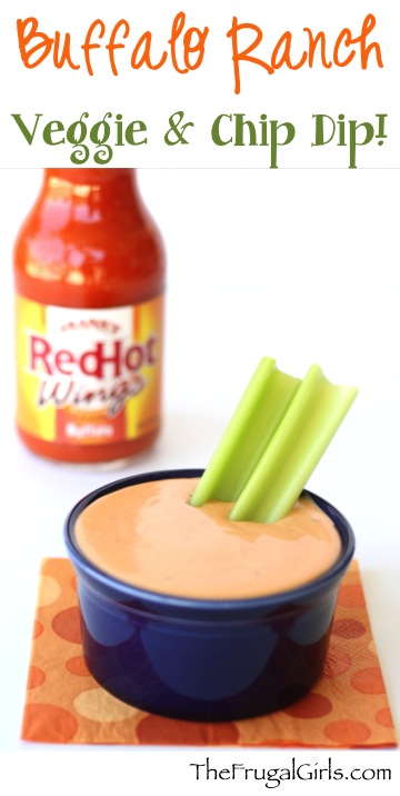 Buffalo Ranch Dipping Sauce from TheFrugalGirls.com