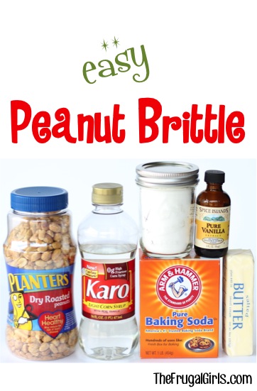Easy Peanut Brittle Recipe at TheFrugalGirls.com