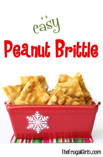 Easy Peanut Brittle Recipe from TheFrugalGirls.com
