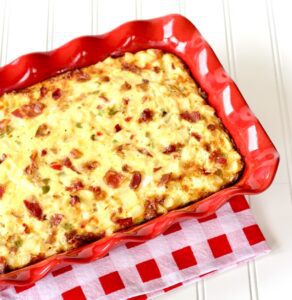 Easy Southwest Bacon Breakfast Casserole Recipe