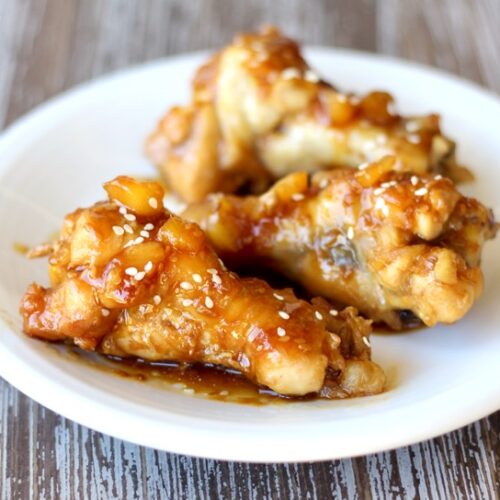Crockpot Teriyaki Pineapple Chicken Wings Recipe