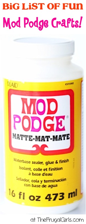 Homemade Matte Mod Podge - Moms Have Questions Too