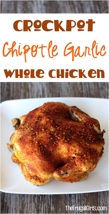 Crockpot Chipotle Chicken Recipe from TheFrugalGirls.com