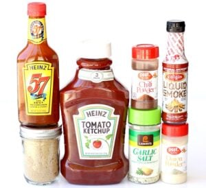 BBQ Sauce ingredients.