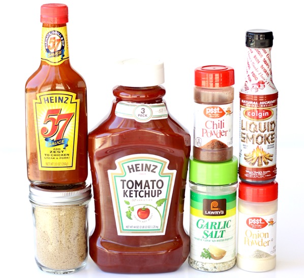 BBQ Sauce ingredients.