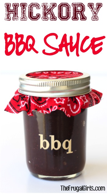 Easy Homemade Hickory BBQ Sauce Recipe from TheFrugalGirls.com