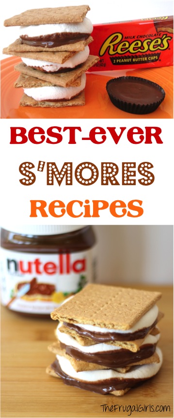 Camping S'Mores Recipes from TheFrugalGirls.com