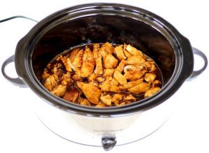 Teriyaki Chicken in a slow cooker.