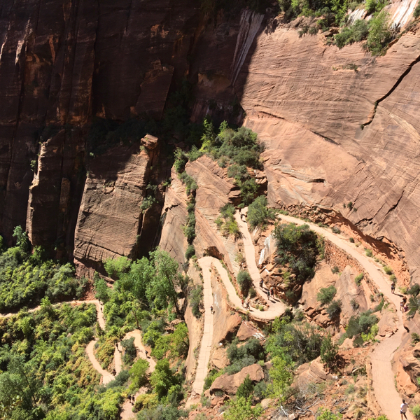 Angels Landing Zion National Park | TheFrugalGirls.com