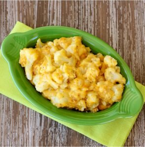 Baked Cheesy Cauliflower Recipe