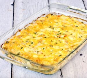 Chicken Cheesy Vegetable and Rice Casserole Recipe