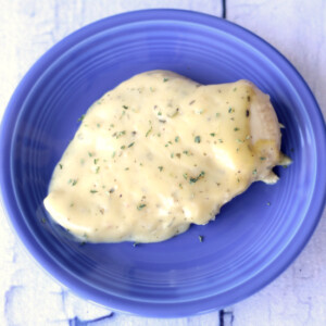 Creamy Ranch Chicken on a plate.